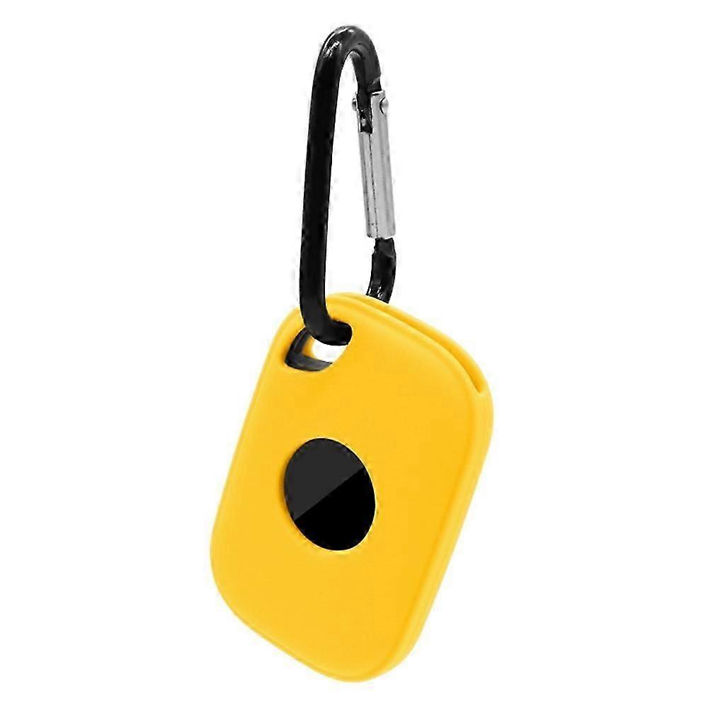 For Tile Pro (2024) Silicone Case Bluetooth Tracker Protective Cover with Hanging Buckle - Green