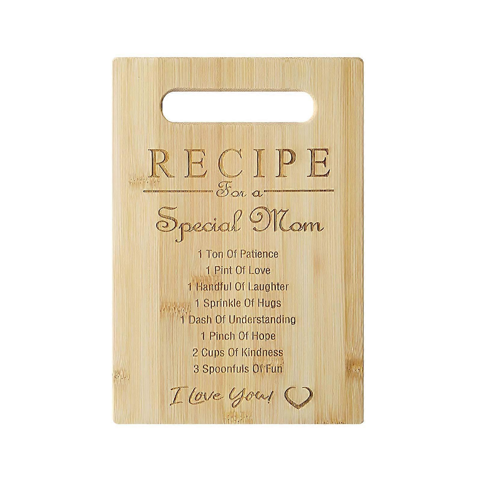 Bamboo Cutting Board Gift Set - Mother's Day Special Edition
