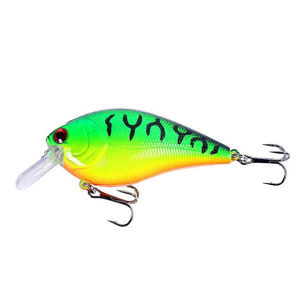 HENGJIA Fishing Lure Kettle 1Pc 8.5cm 15g Rattling Shallow Diving Crankbait Artificial Wobbler For Bass Pike Colorful Hard Fishing Bait