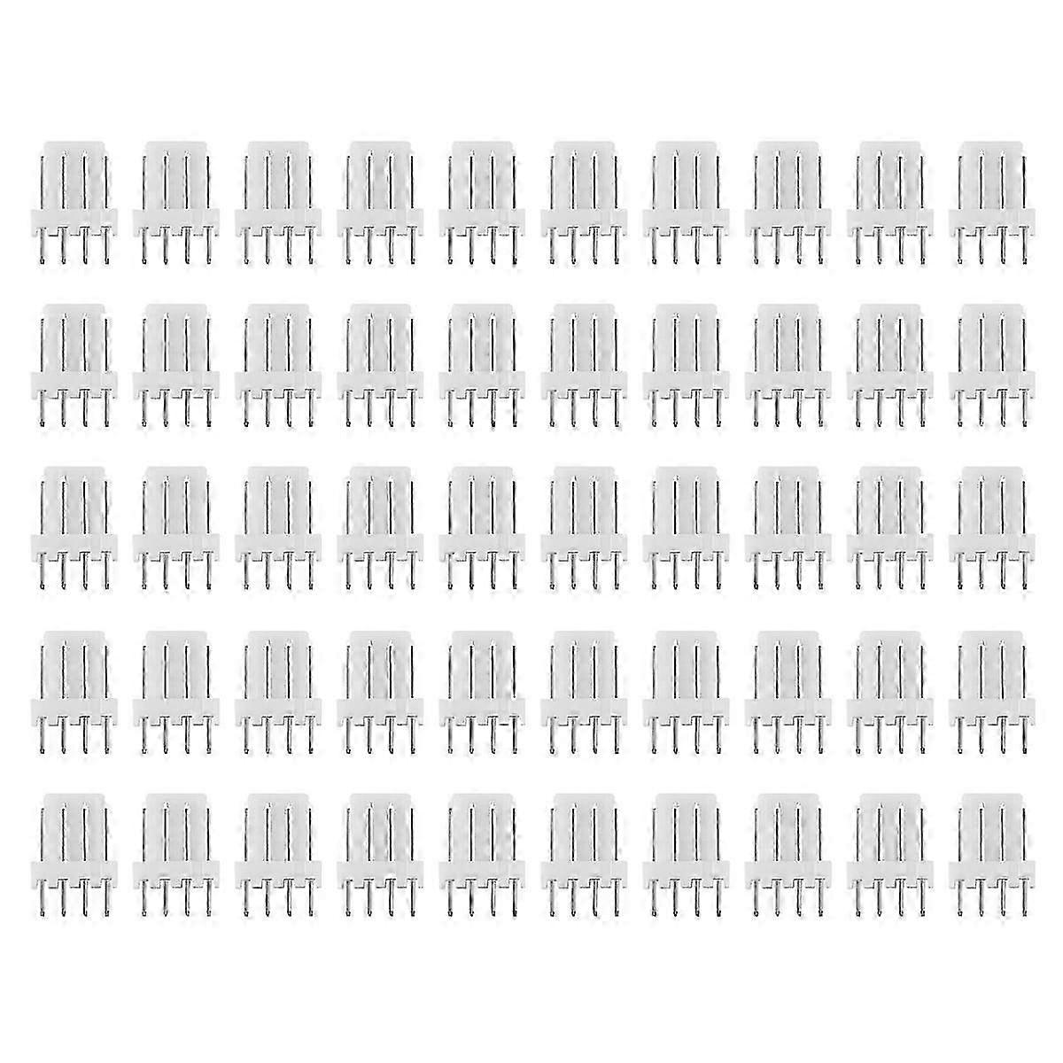 50Pcs KF2510 Connector 2.54MM Male Pin Header 4Pin Fan Connector compatible ASIC Miner Antminer S9 Z