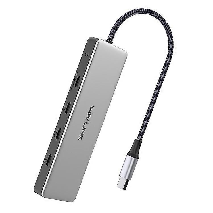 WAVLINK WL-UHP3411 4-in-1 Type-C to 4 USB-C 3.2 Gen2 Ports Adapter 10G Data Transfer Hub