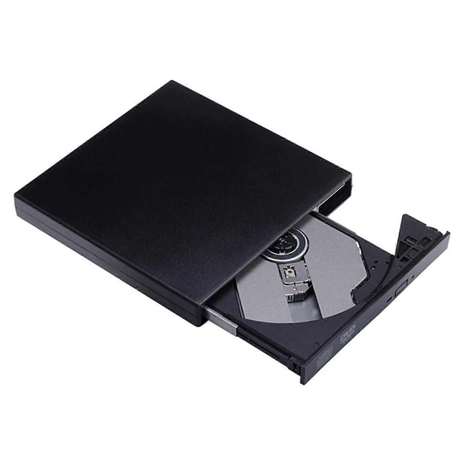 External DVD Drive, USB2.0 Portable CD/DVD+/-RW Drive/DVD Player CD Burner for Laptop Desktop