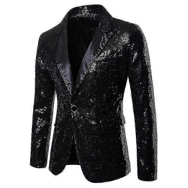 Blazer casual con paillettes da uomo