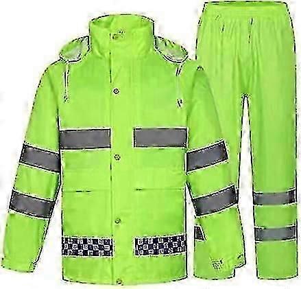"Men's Oxfort Cloth Waterproof Rain Suit"