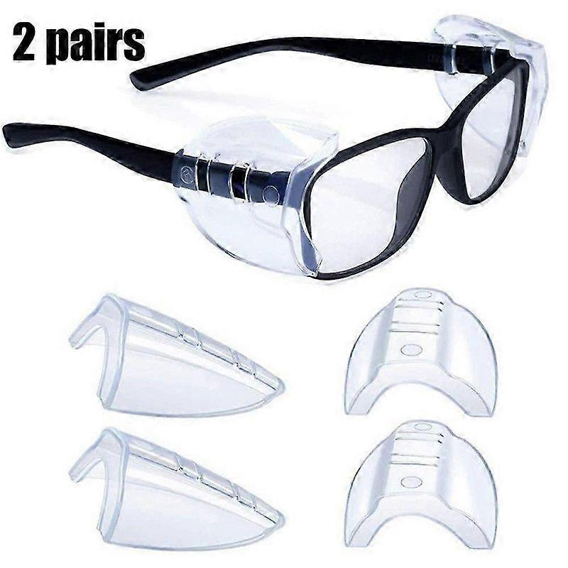 Universal Durable Clear Side Shields Protection For Eyeglasses Glass