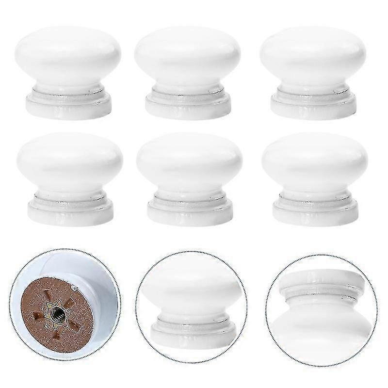 20pcs Wooden Knobs Furniture Knobs Drawer Knobs Cabinet Handles Pull Handles