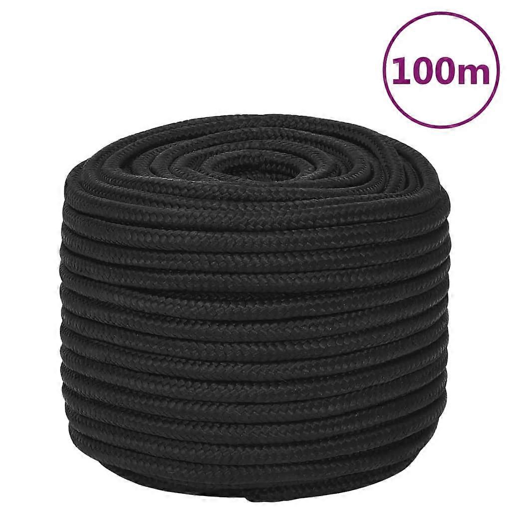 Boat Rope Black 14 mm 100 m Polypropylene