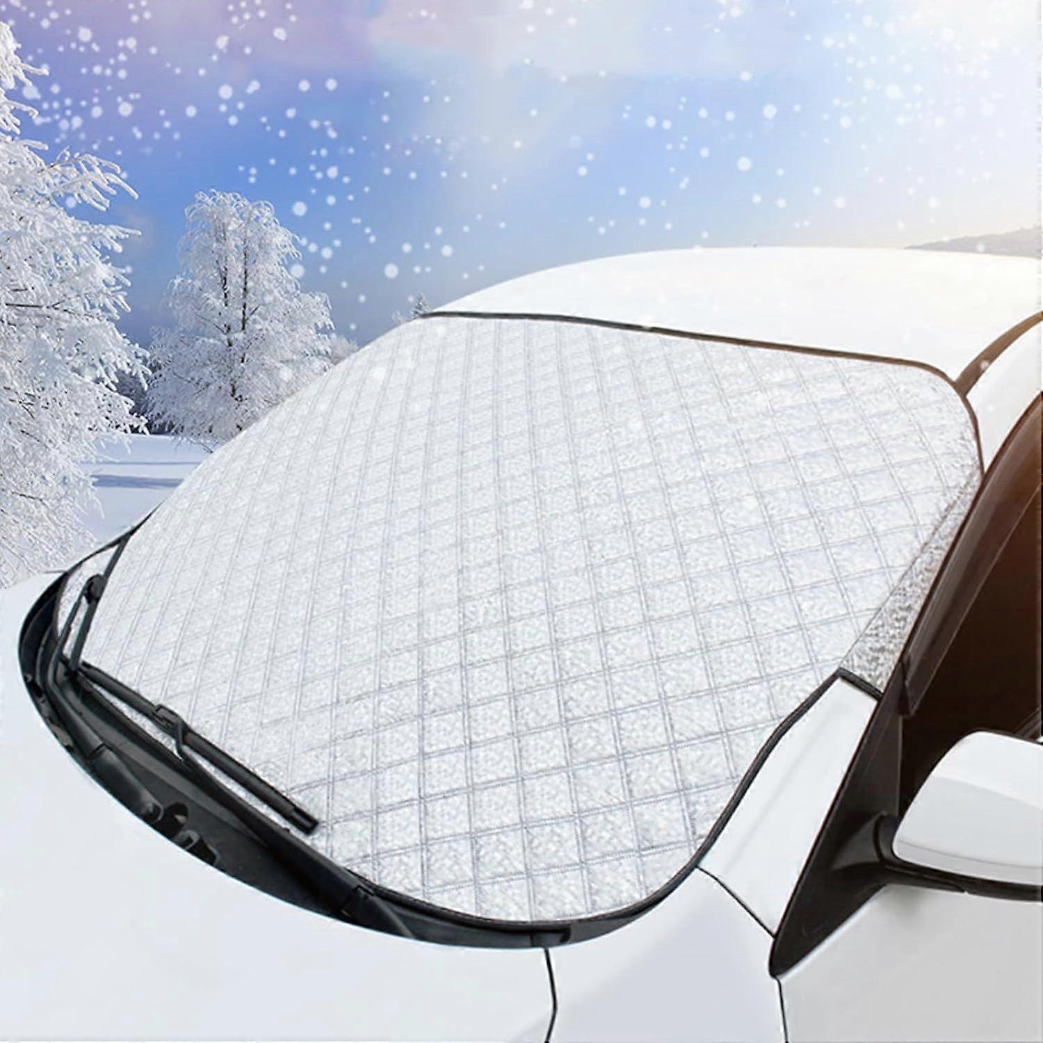 Windshield Cover for Ice and Snow,Thickened SUV Car Windscreen Covers Frost for Winter, Car Windscreen Windshield Frost Cover Ice Snow Shield,Snow Ice