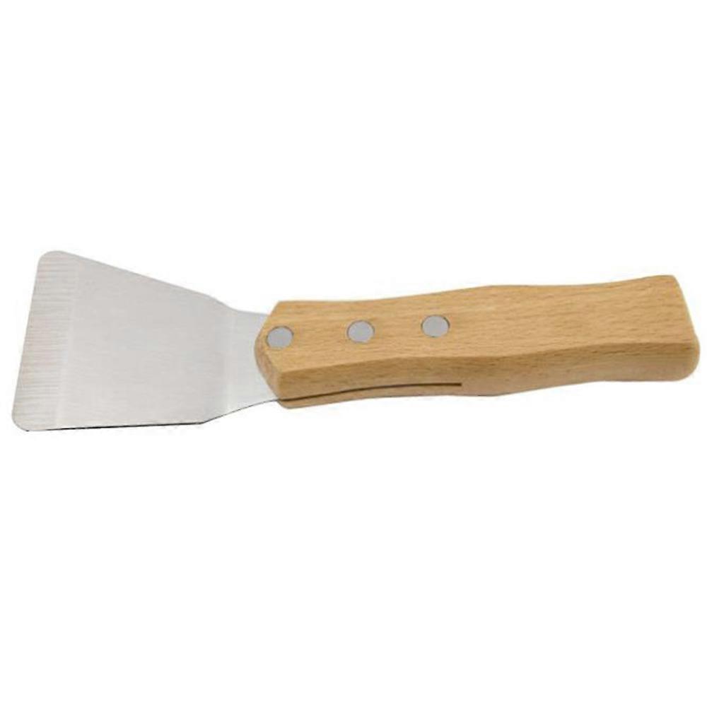 1Pcs Ceiling Spatula with Wooden Handle for Welding Harpoon, Large