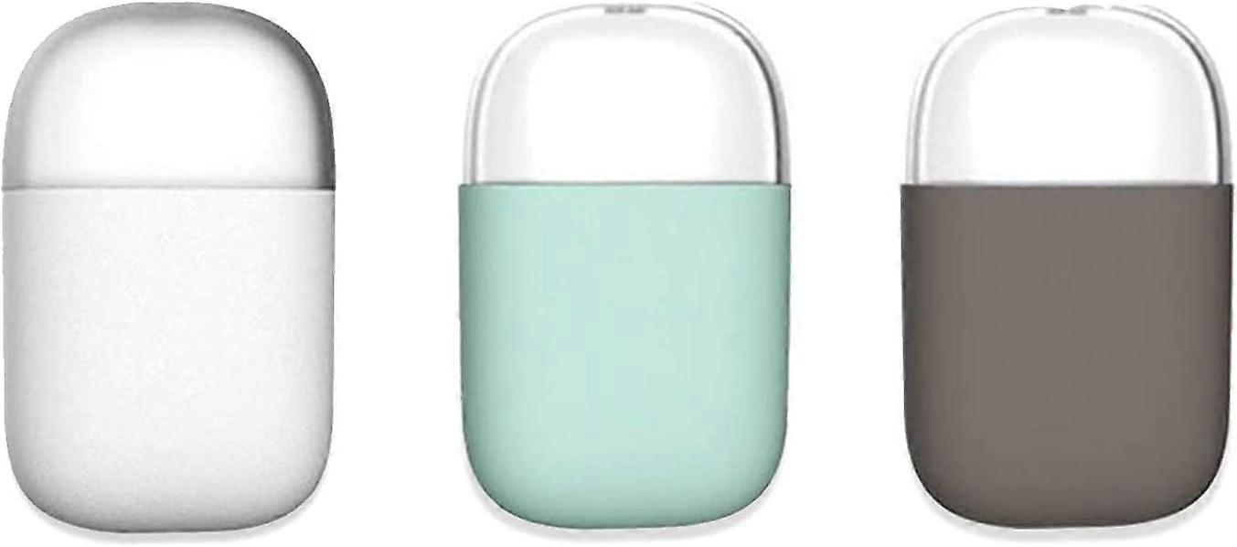 Magnetic automatic toothpick box dispenser white blue brown - FFY