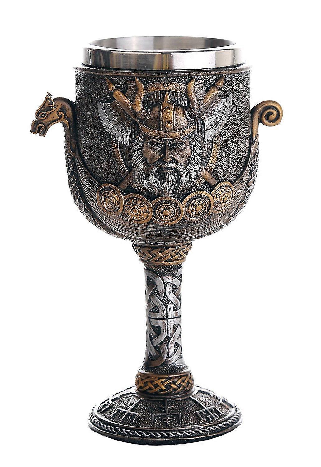 Chalice Cup for Beverages 8oz Ceramic Drinkware, Elegant Design, Multi-Use for Hot and Cold Drinks