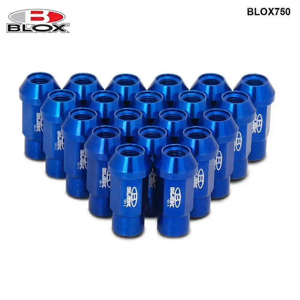 Blox Racing 锻造 7075 铝制车轮螺母 M12X1.25 / M12X1.5，长：50mm 20PCS EP-BLOX750