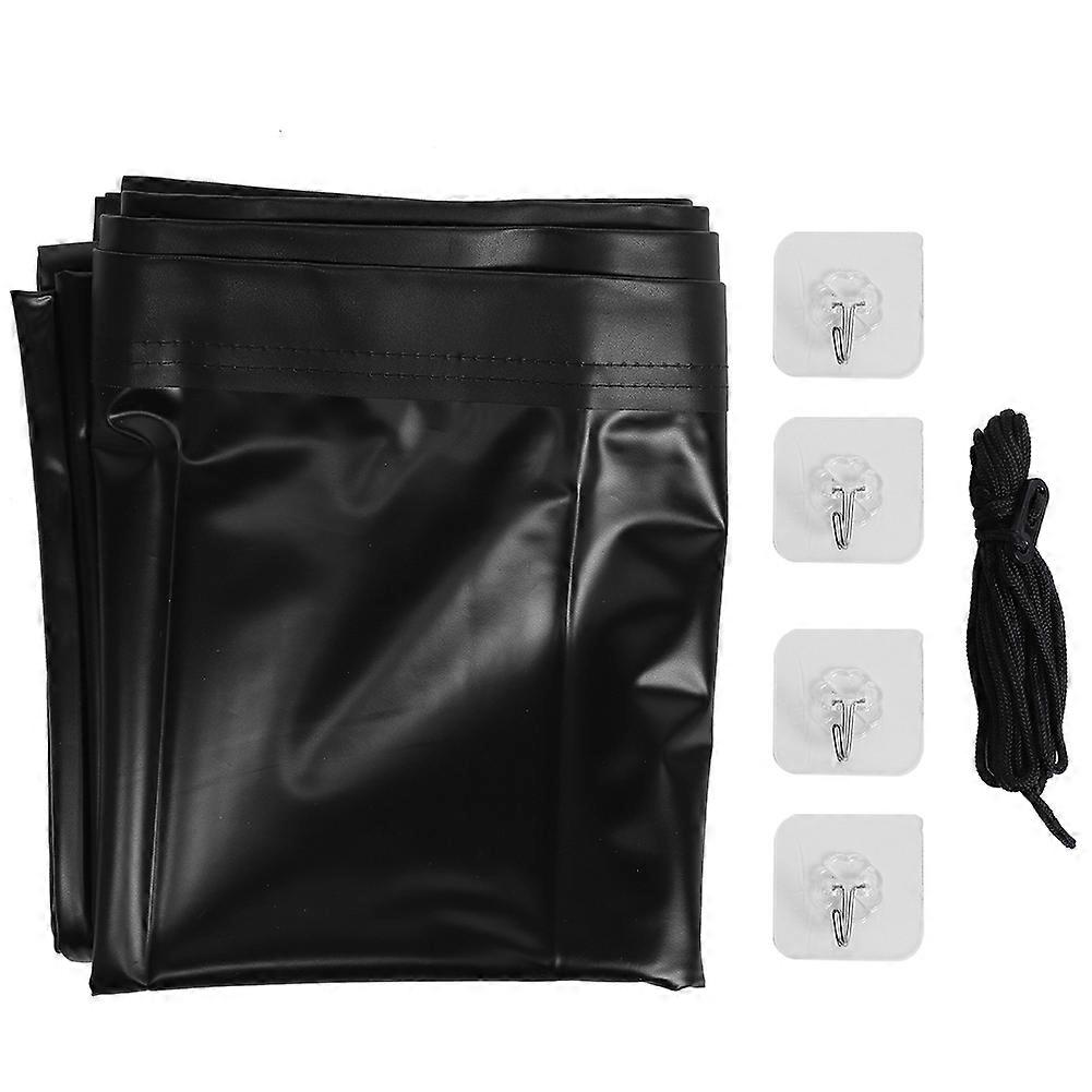 Projection Curtain PVC Edging White Soft 16: 9 Portable Home 3D HD Foldable Screen(72 inch )