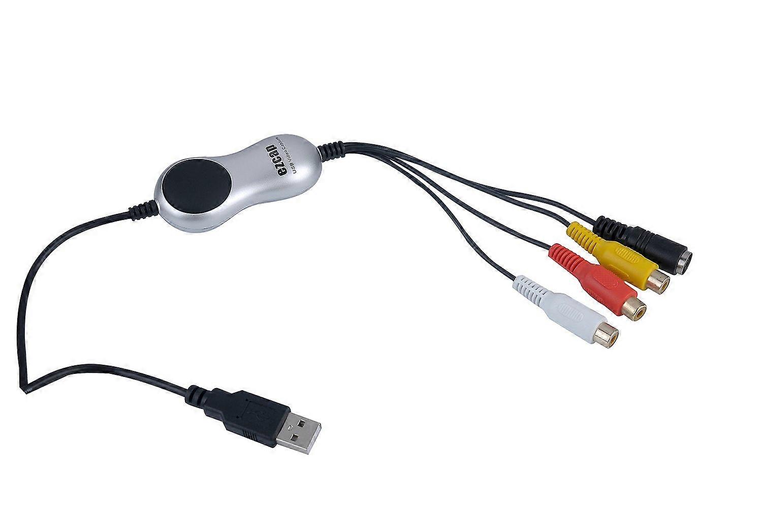 116 USB 2.0 Video Capture Adapter for Windows Xp, 2000, Vista, Window 7, Window 8,Windows 10 (with Golden Plate)