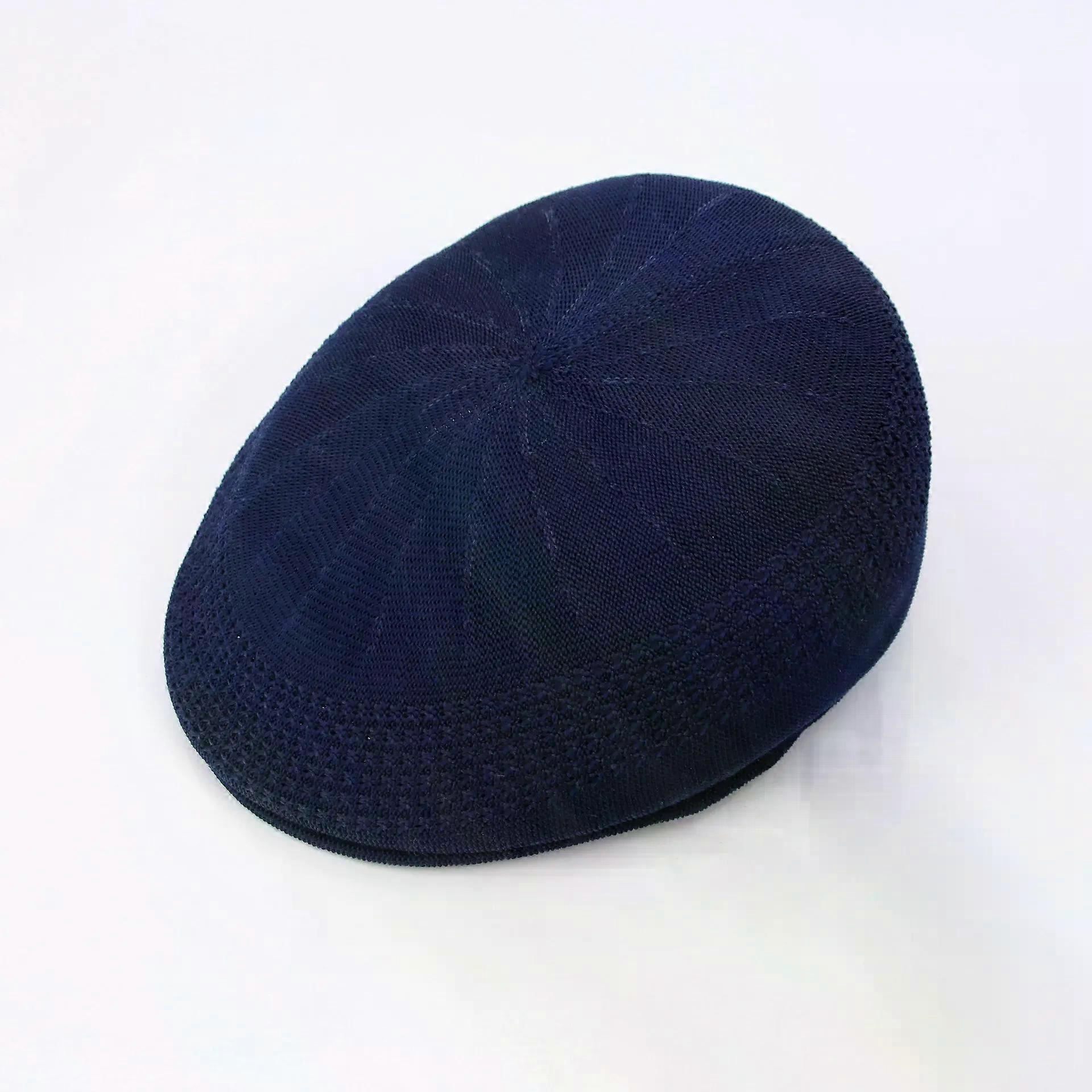 Big Size Wool Beret Hat Women Men Summer Knitted Thin Breathable Mesh Berets Cap Autumn Winter Beanie Stars Same Style