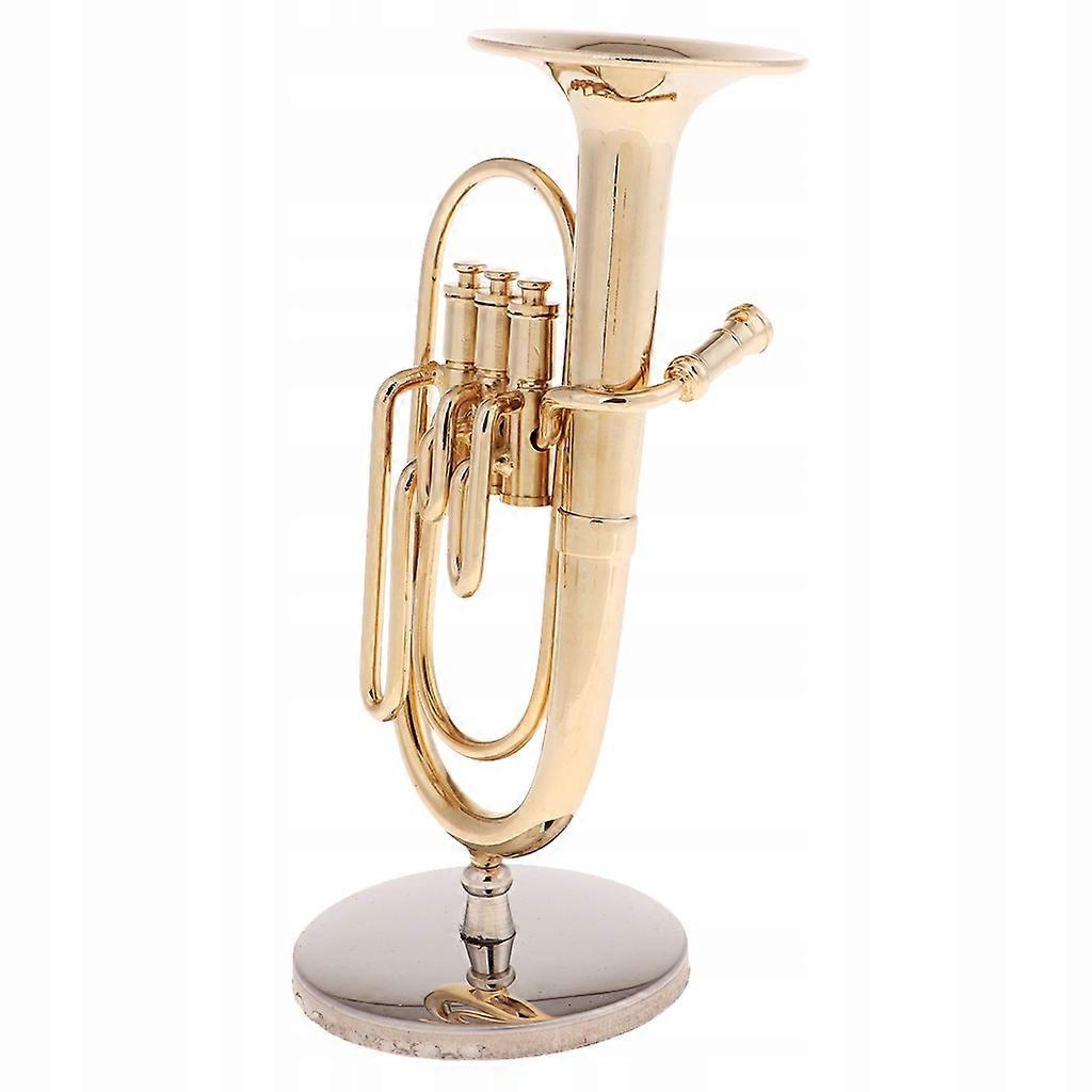 Modelo de Instrumento Musical de Tuba 1/6 Para 12 Polegadas