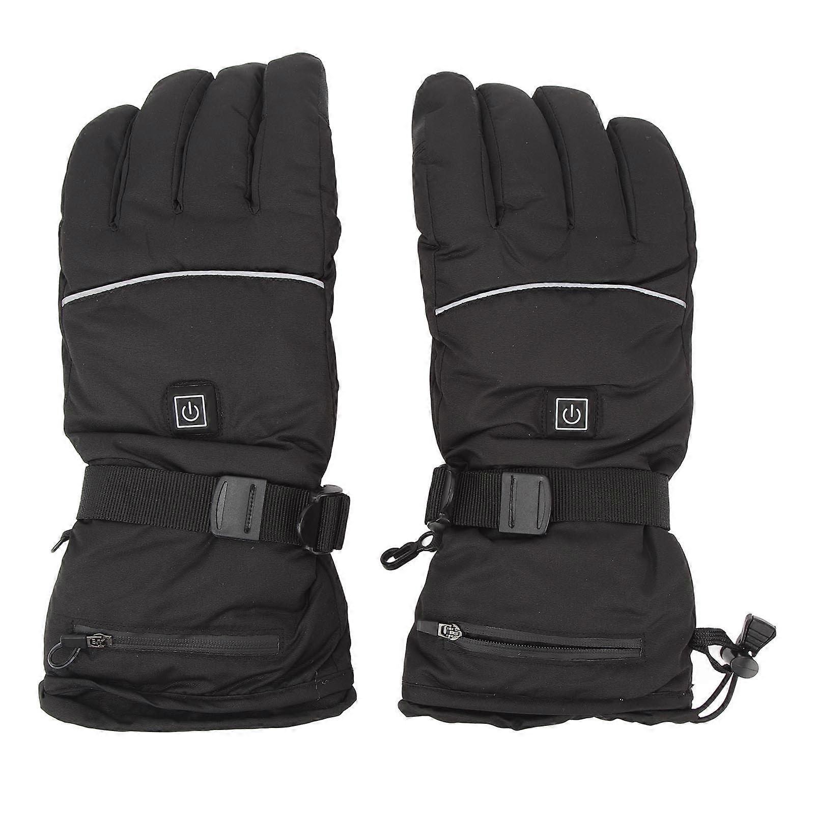 3-Level Heated Gloves with Touchscreen & Waterproof Design for Skiing, Cycling, Motorcycling