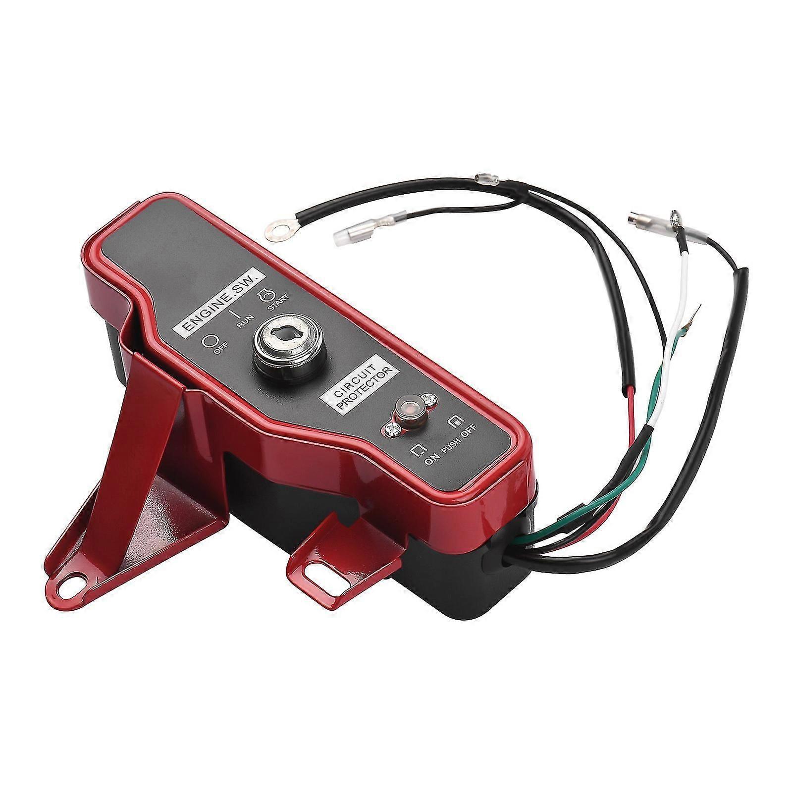Electric Ignition Switch Key Ignition Switch Box With 2 Keys For 168f 170f Gx160 Engine Red