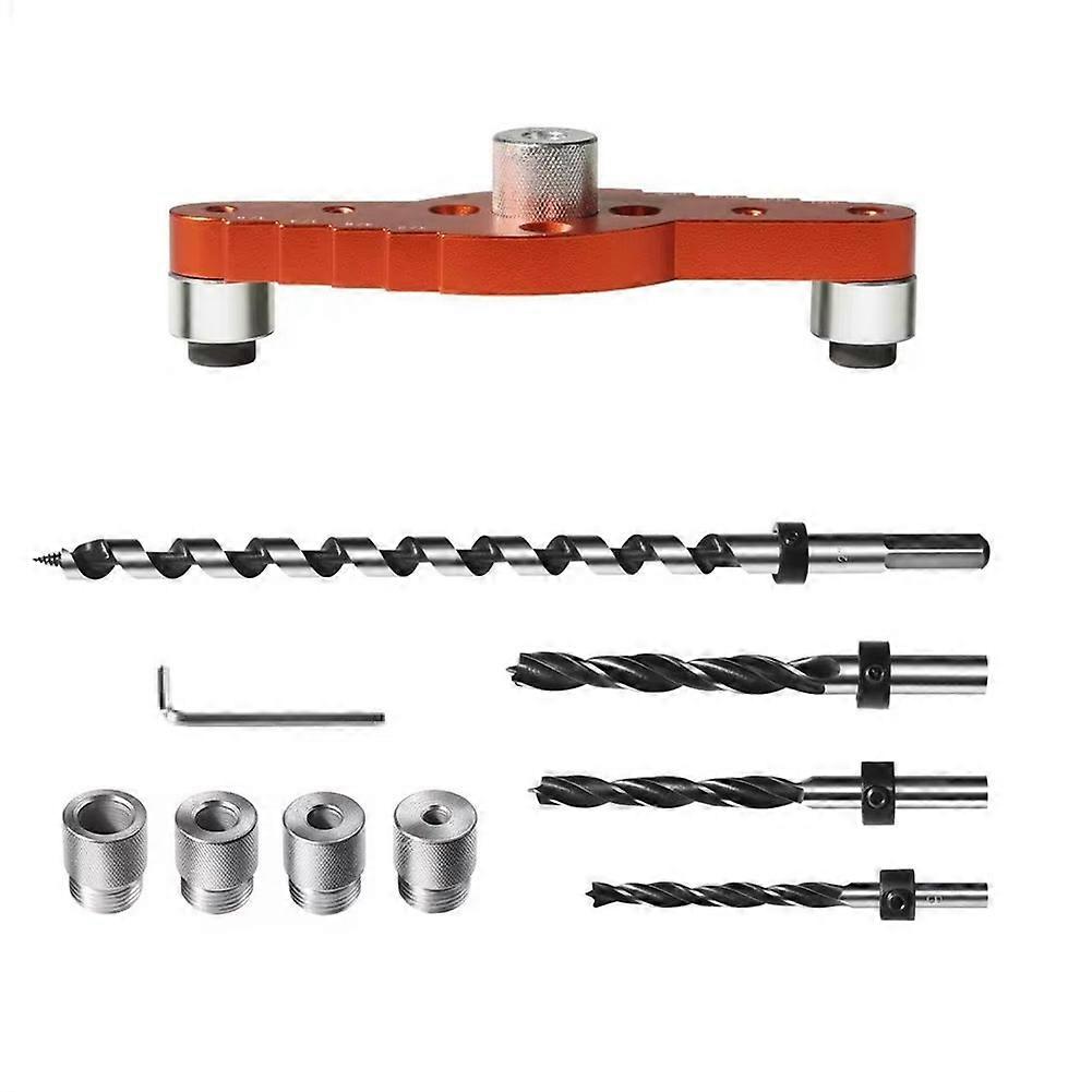 Dowel Jig Kit for Floating Shelf Bracket(1/2Inch X 11.8Inch Drill Bit) Drill Guide for Hidden Shelf,