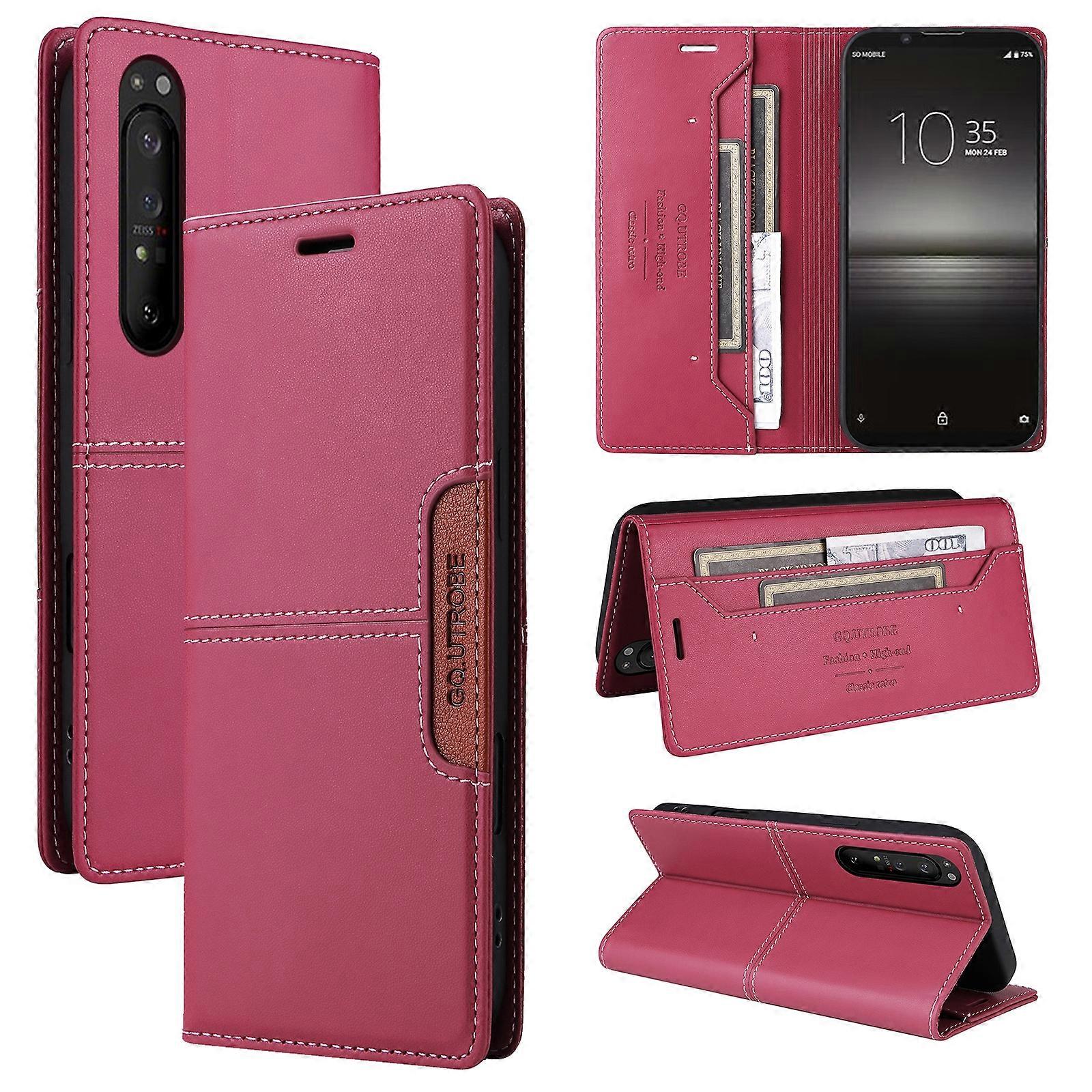 GQUTROBE G01 RFID Anti-theft Leather Phone Case