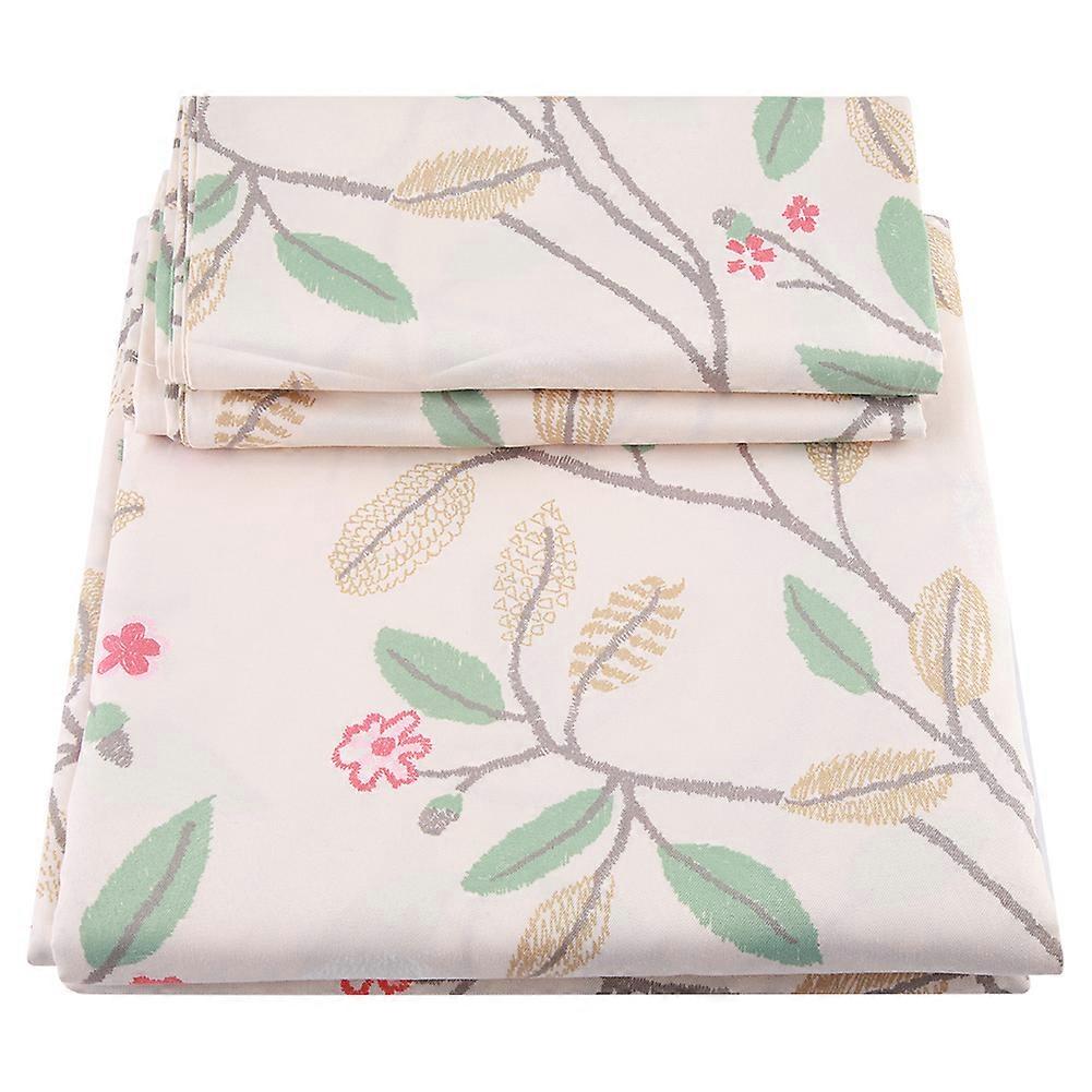 3 Pieces Soft Microfiber Duvet Cover Set Polyester Bedding Set(Twin)