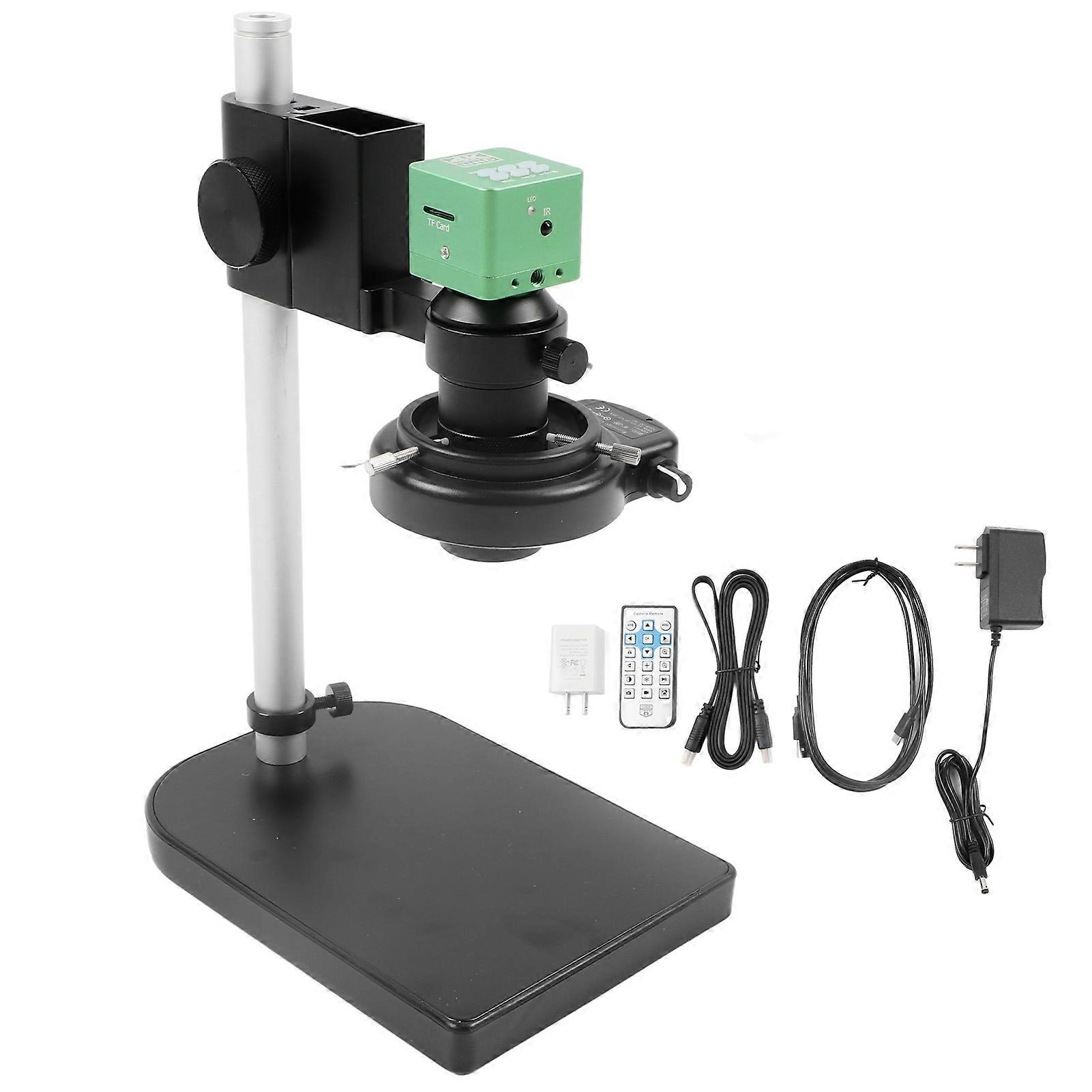 Advanced USB Digital Microscope Camera with 144 LED Ring Light & 4K Video Capability