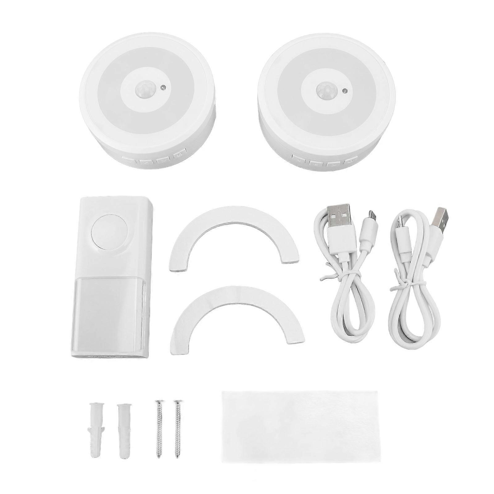 Wireless Waterproof Doorbell - Smart Sensing, 4 Modes, Clear Sound, Customizable Button