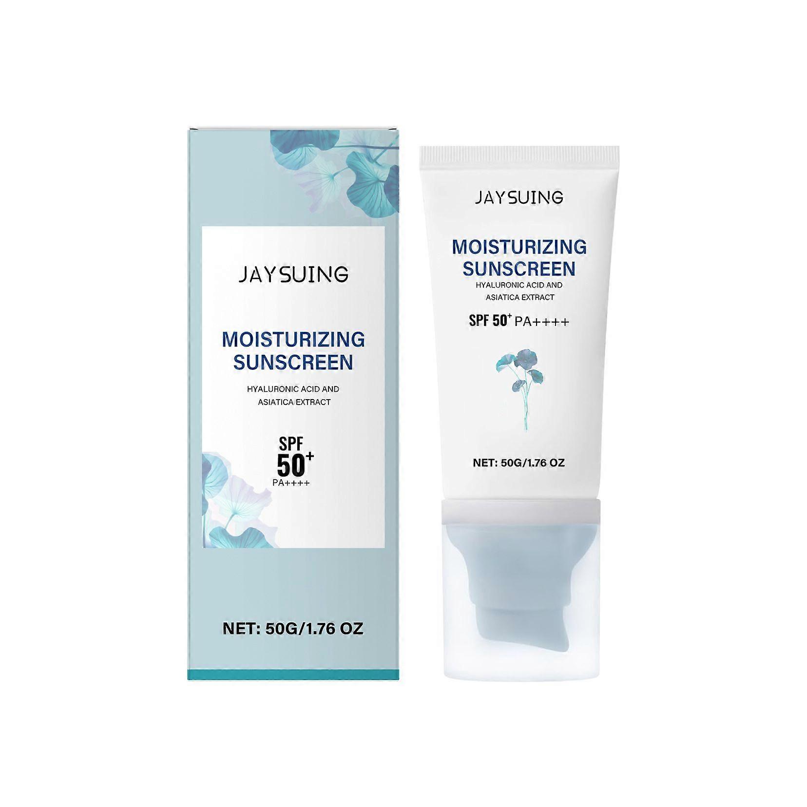Sunscreen Face SPF 50+, Centella Asiatica Sunscreen SPF 50 for Face and Body, Daily Sun Protection Lotion, Refreshing and Non-Oily for All Skin Types