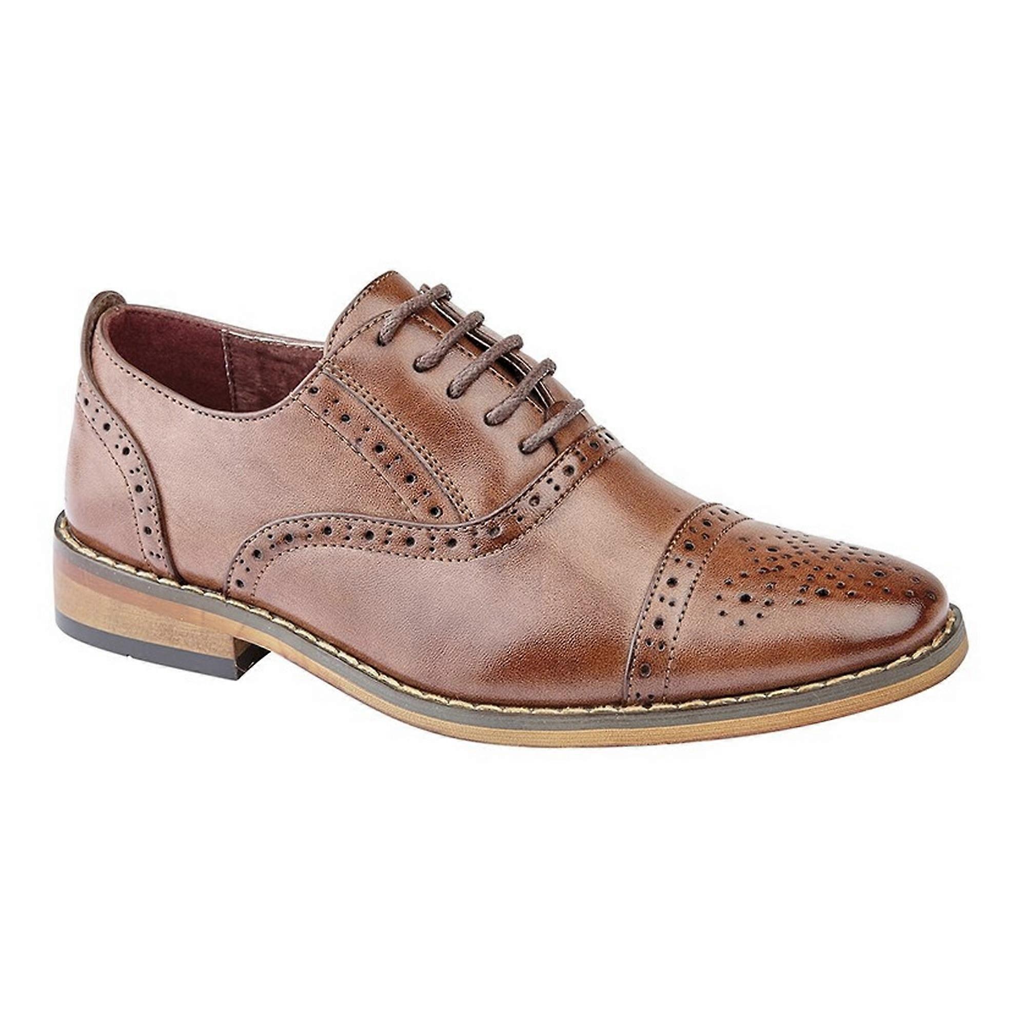 Bar III Men\'s Parker Leather Cap-Toe Brogues Created for Macy\'s Bar III Men main image 2