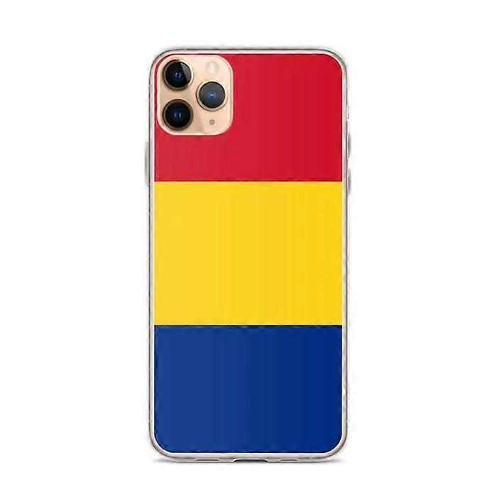 Phone case - PIXELFORMA - Flag of Romania - Compatible with iPhone 11 Pro Max - Soft - Durable