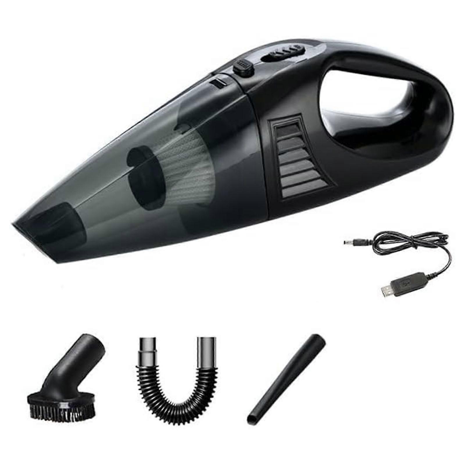 Rechargeable Handheld Vacuum Cleaner Cordless with High Suction Power Crevice Nozzle Vacuum Device for Car & Home Use