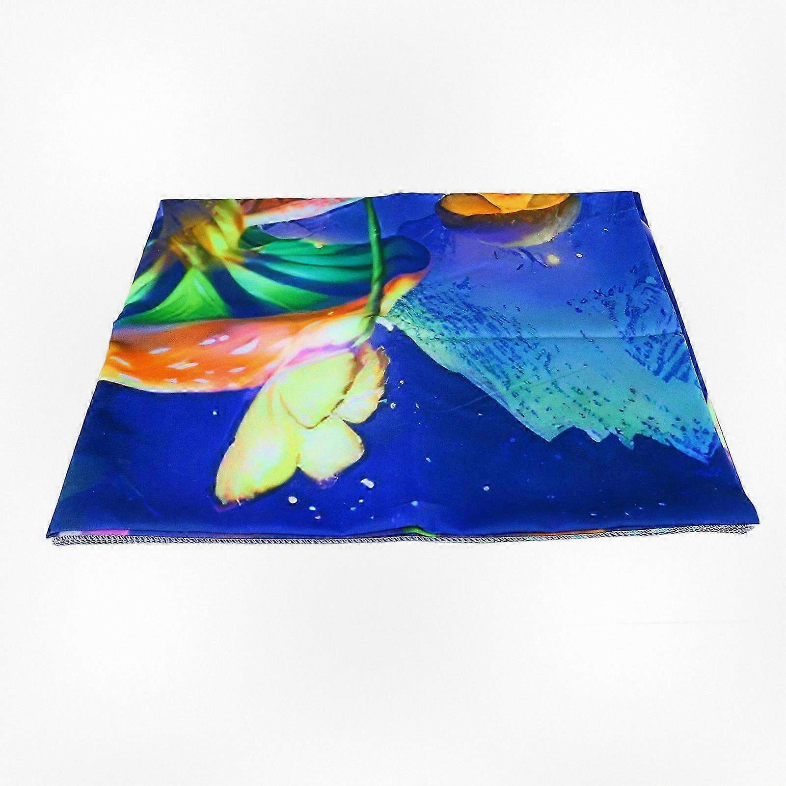 UV Reactive Fluorescent Mushroom Wall Tapestry for Bedroom and Dorm Decor, 200X150cm / 79X59in, Compatible with Various Themes