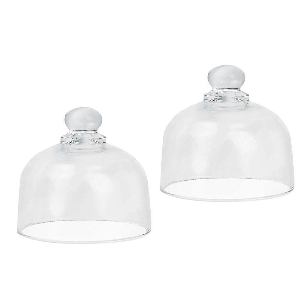 2pcs Clear Small Object Storage Movement Dustproof
