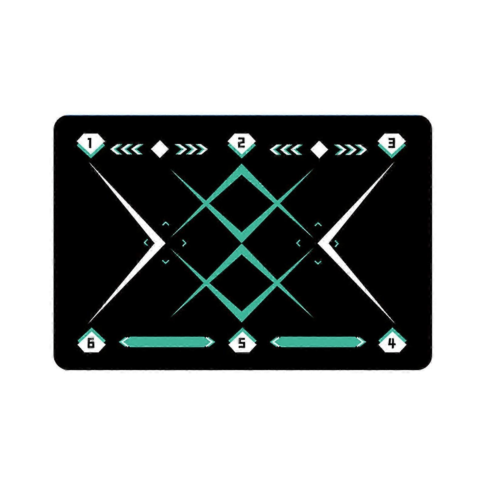 Soccer Training Mat for Ball Control, Speed & Agility - Non-Slip Football Footwork Mat for All Levels to Improve Dribbling & Coordination