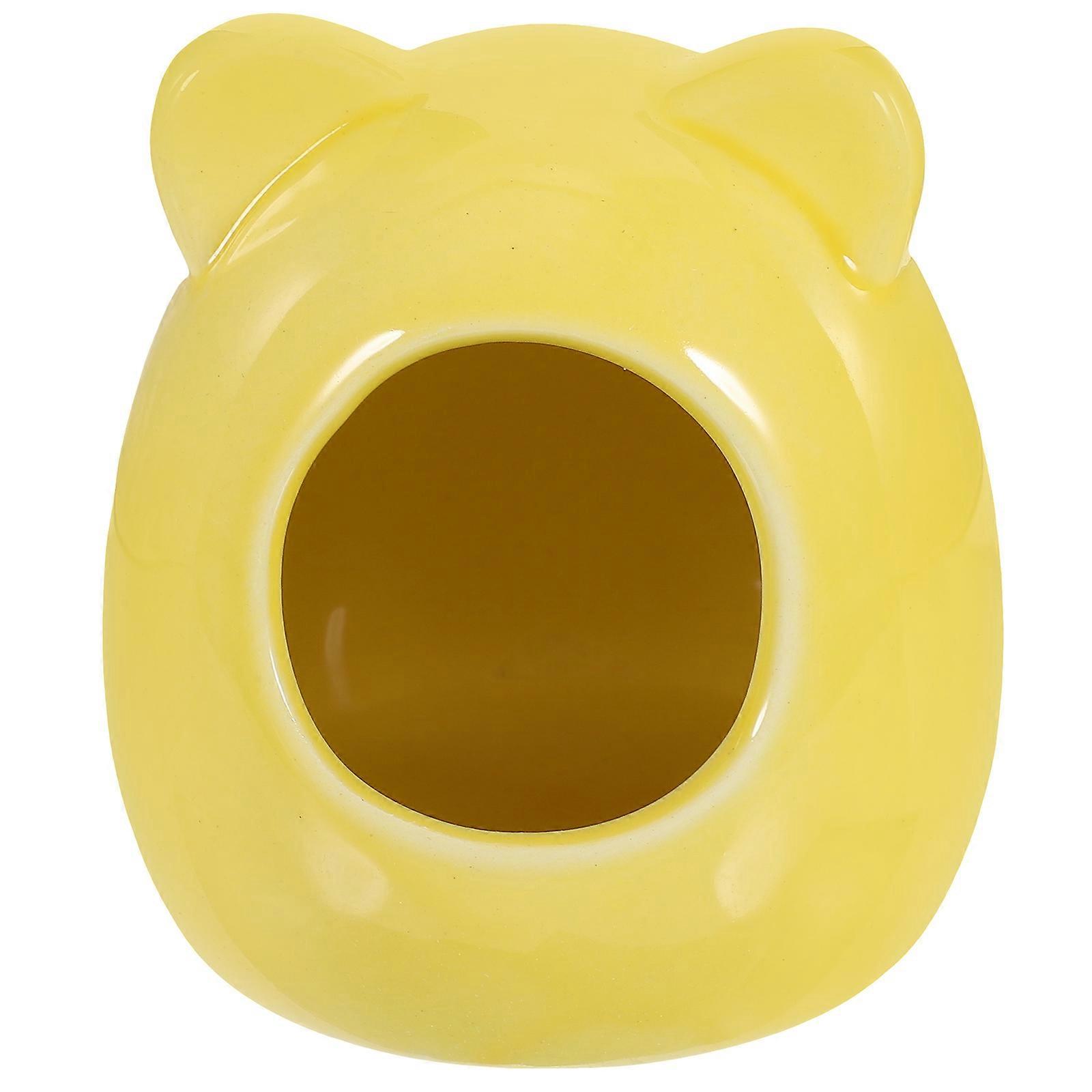 Sturdy Hamster Hut, Ceramic Structure Designed for Both Practicality and Aesthetic Appeal