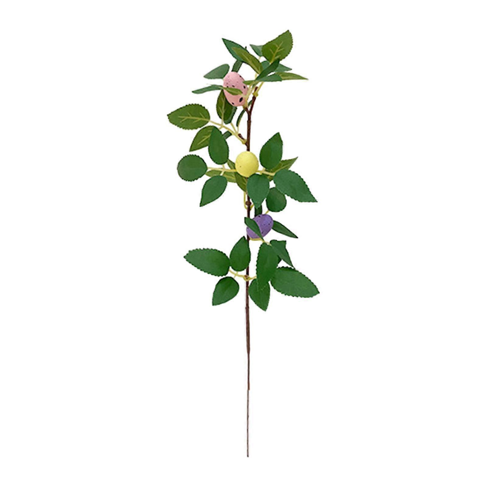 Easter Egg Tree Branches Artificial Floral Durable Stem Spring Photo Props
