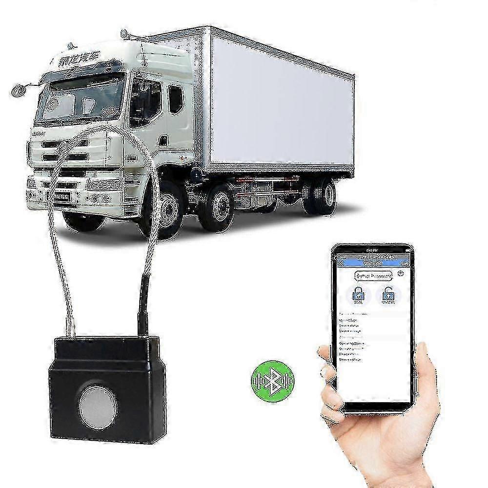Blue Tooth 4000mah Lungo 5 anni lungo Standby Ip67 Blocco porta camion impermeabile Smart Lock