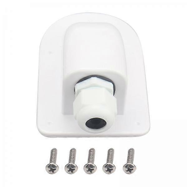 2-4pack enkelt solcelle kabelindgang forskruningshus til autocampere kabeltyper