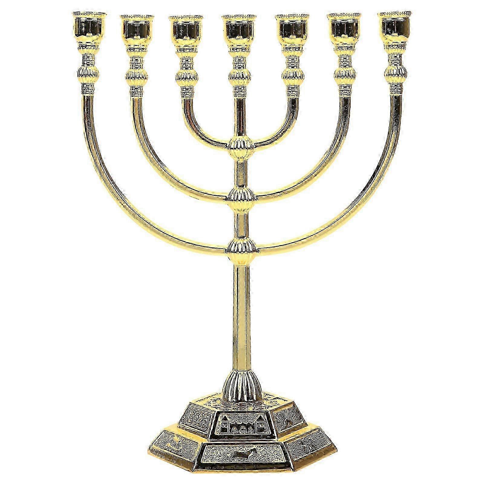 Seven-Branch Candle Holder Candelabrum for Men, Retro Style Candle Stand Suitable for Various Decor