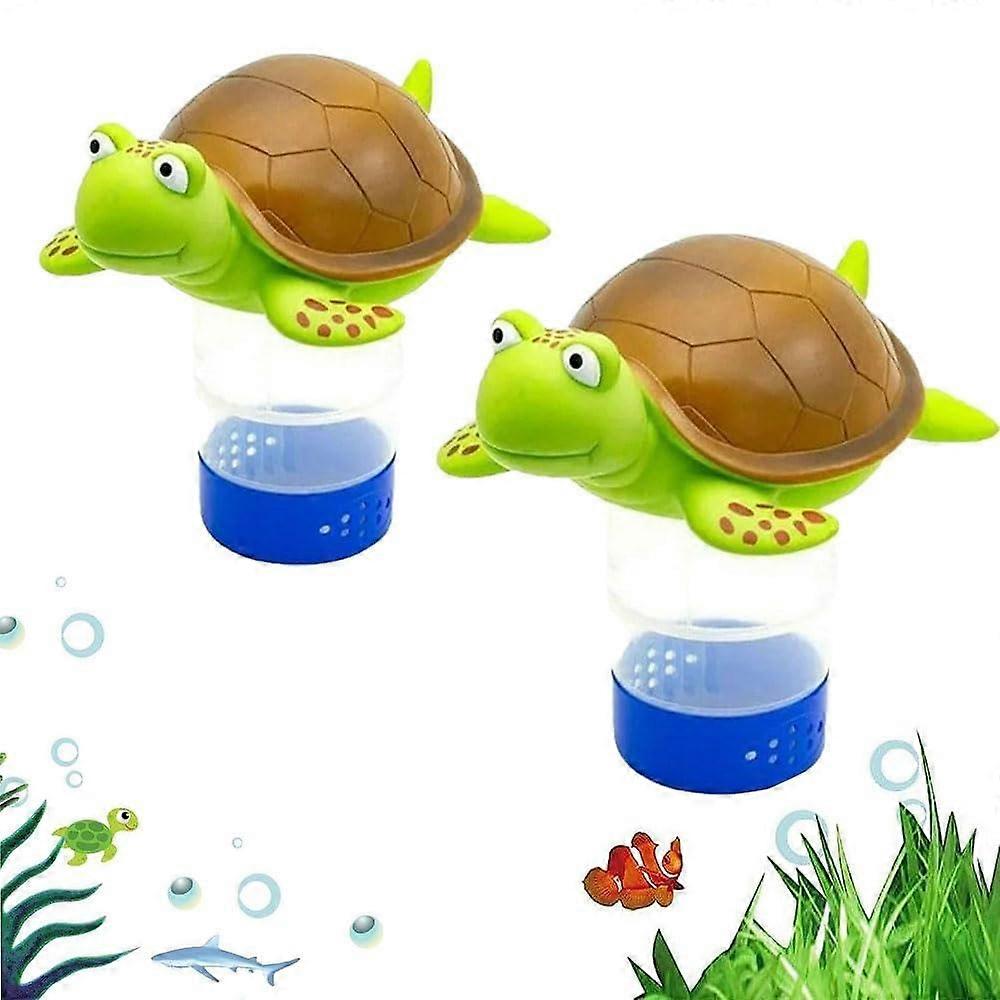 1 x sweet turtle floating chlorine dispenser for swimming pool pool tablets X2M9 cleaning float accessories swimming