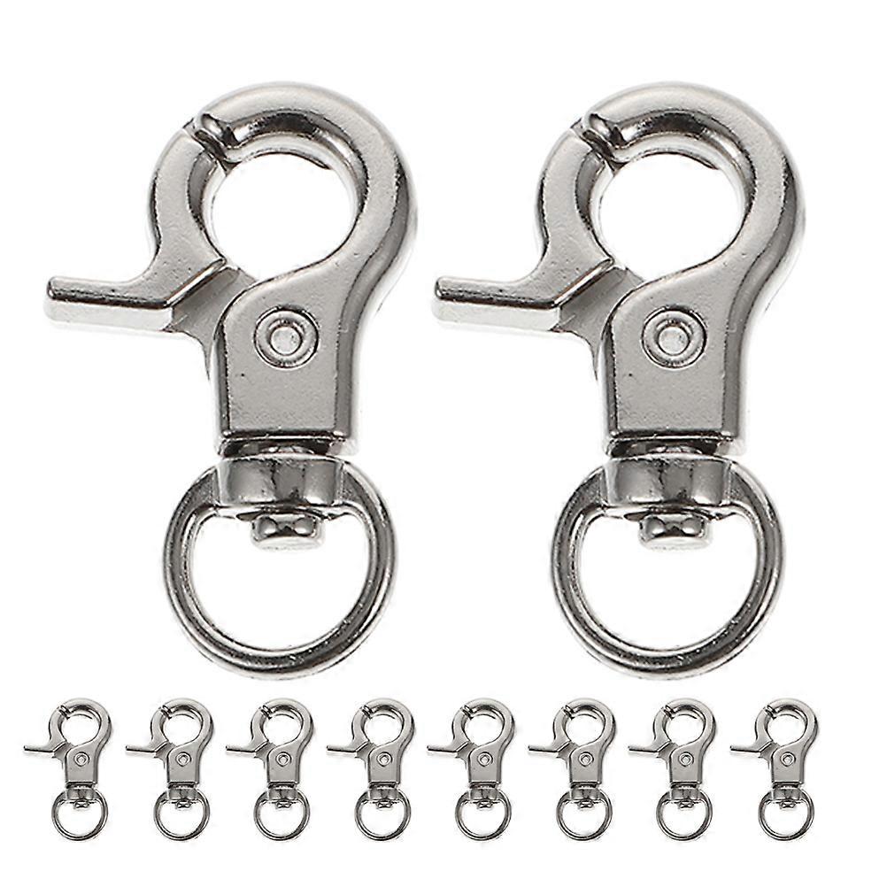Swivel Snap Hooks 10pcs Heavy Duty Trigger Clips for DIY Bag Making Backpacks Handbags Durable Clasps for Creative Projects
