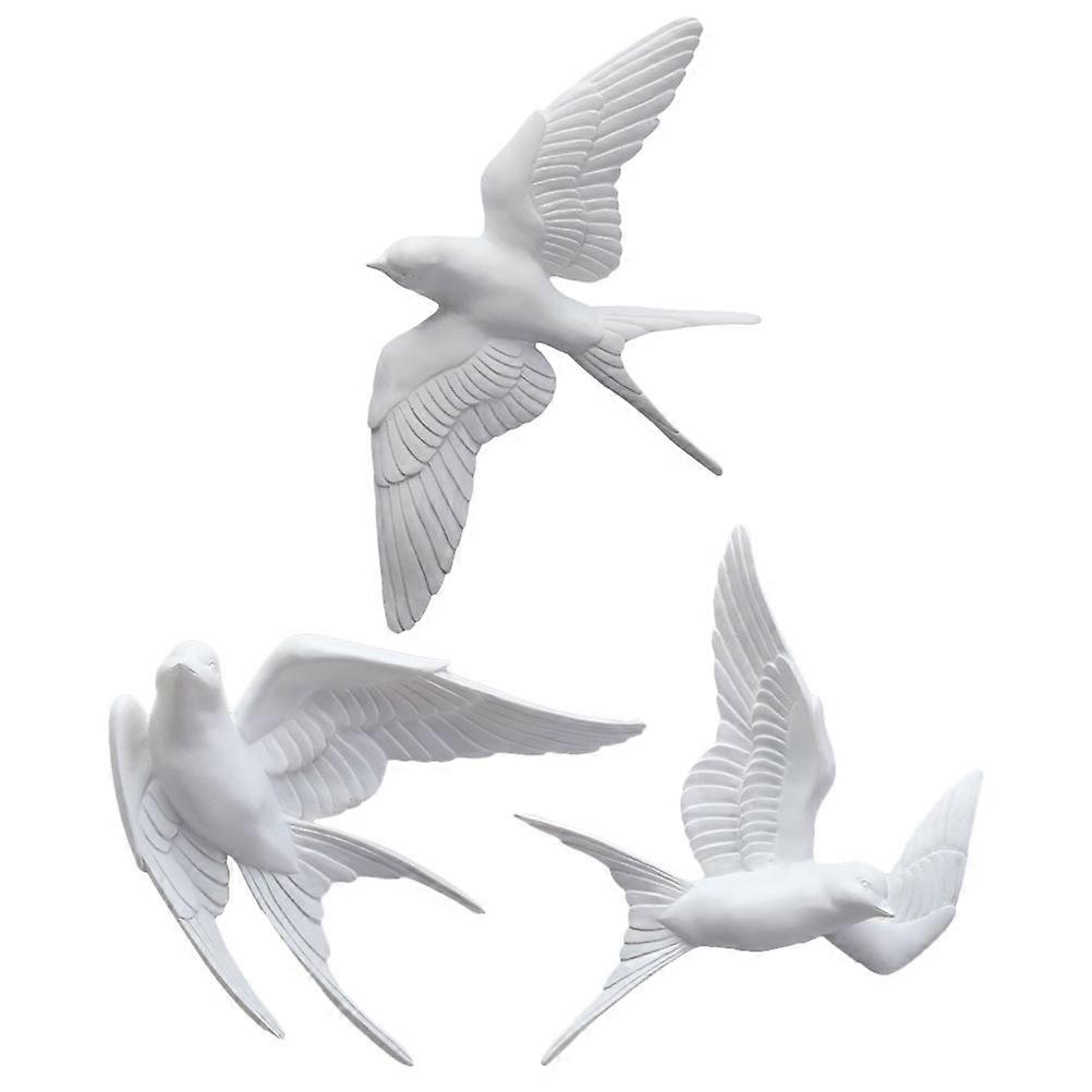 Durable Bird Figurines, Resin Decor for Homes