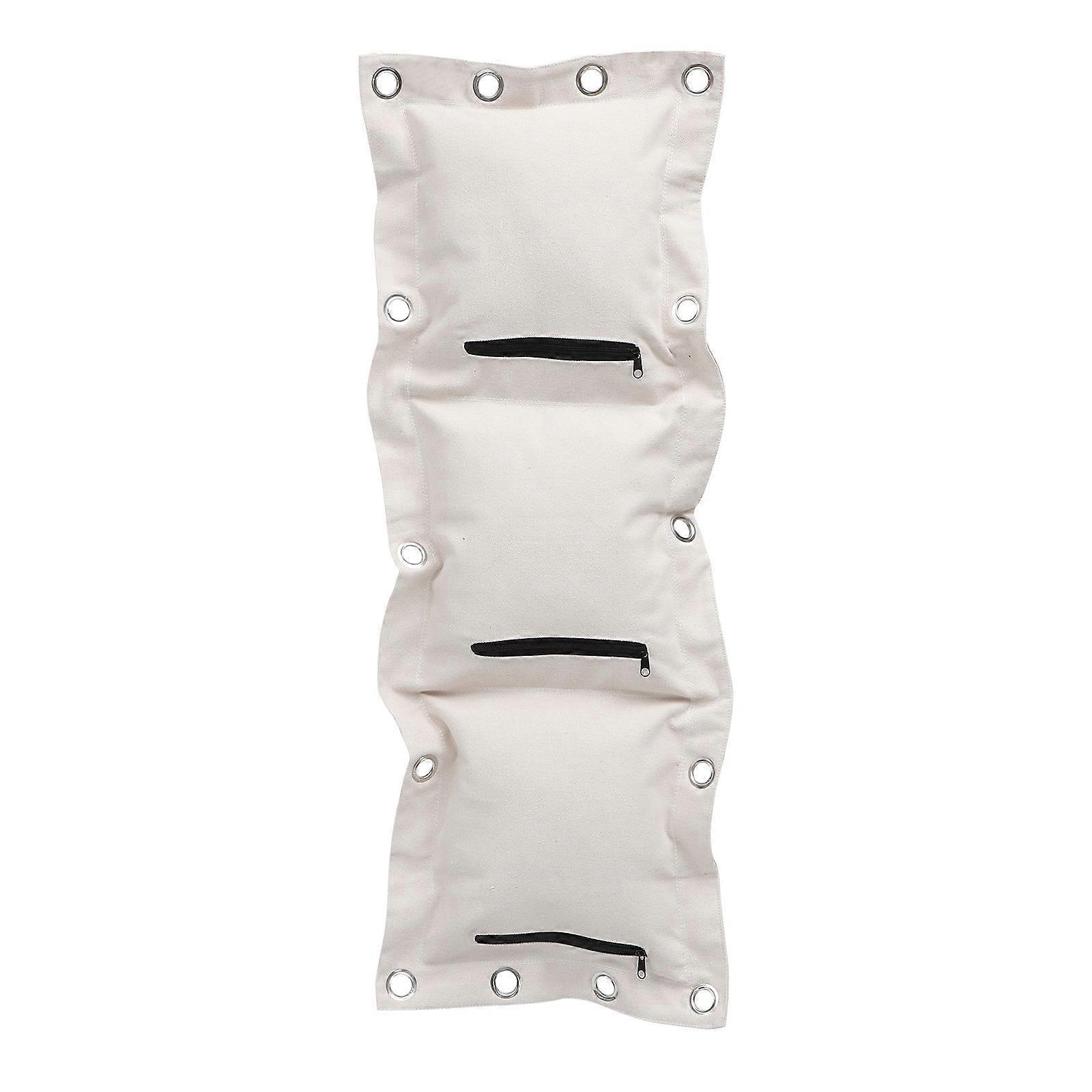 Wall Mounted Boxing Tree Fitness Tool Durable Empty Triplet Bag for Home Gym Training Beige
