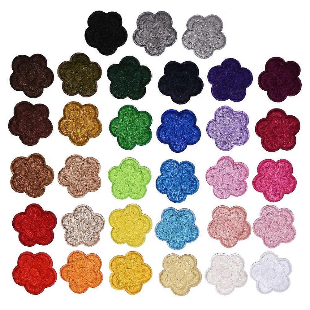 Flower Design Sewing Appliques, Versatile Patches to Mend and Beautify Fabrics