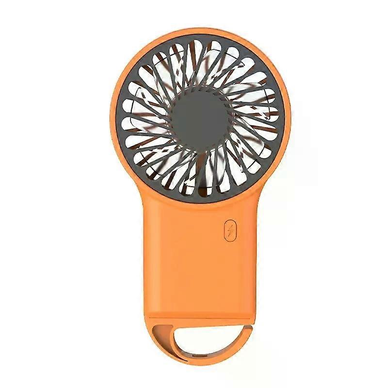 2024 New Arrival Min Wind Air Cooling Hand Portable Usb Desktop Rechargeable Handheld Fan with Hook