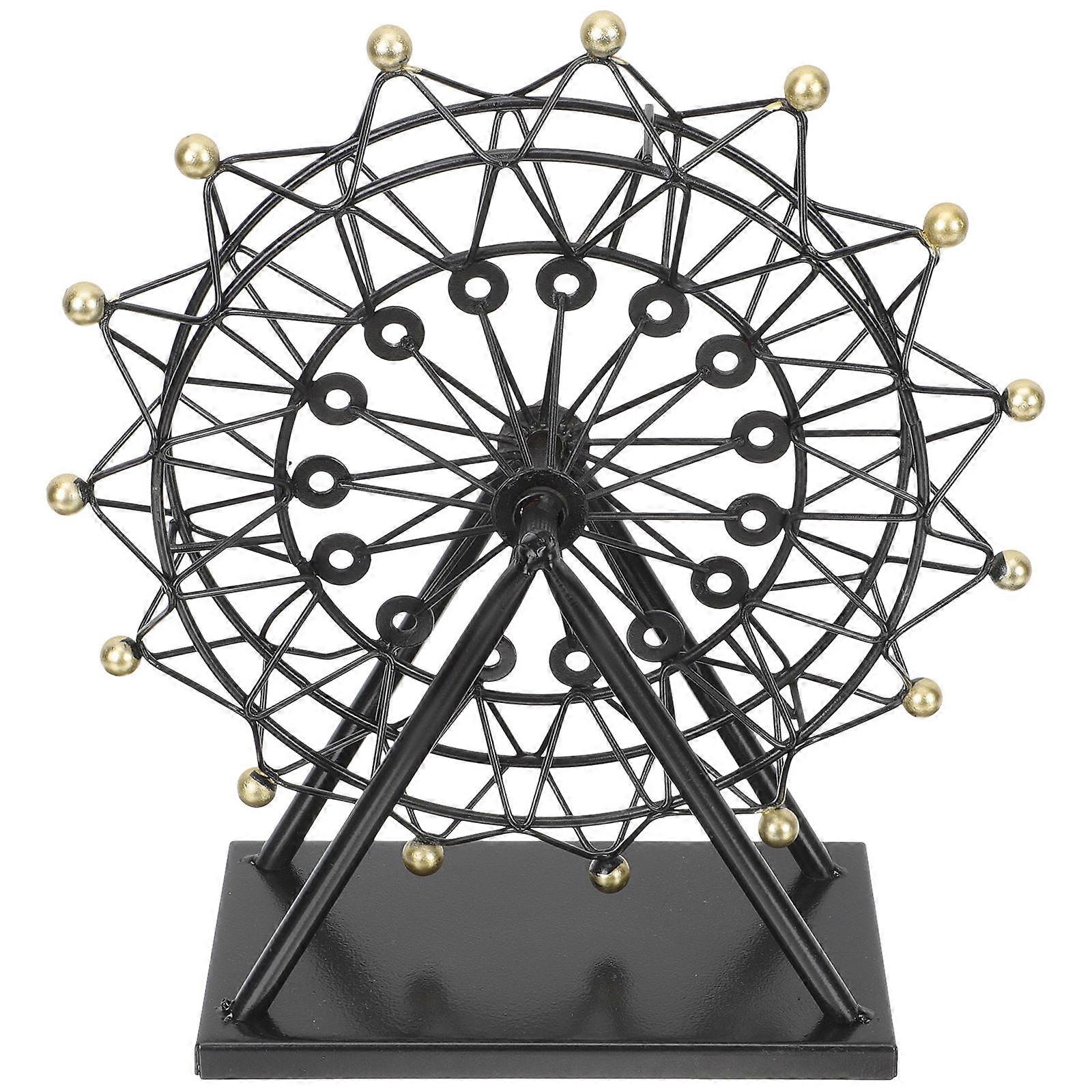 Metal Ferris Wheel Design, Functional Home Decor, Stylish Table Display