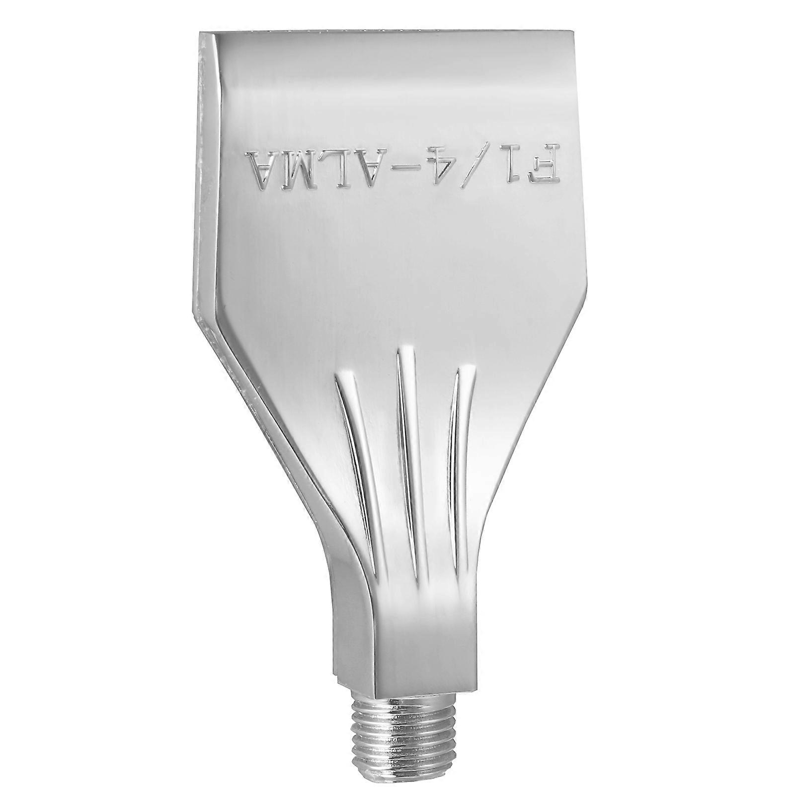 Aluminum Alloy Flat Fan Nozzle with External Teeth,Optimized Airflow Distribution