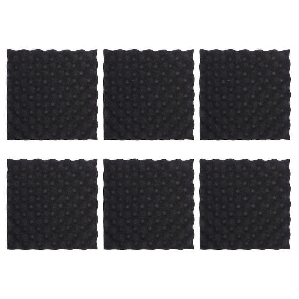 6PCS High Density Flame Retardant Egg Crate Foam Panels for Sound Dampening, Acoustic Insulation, and Fragile Item Protection
