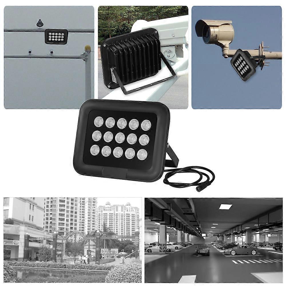 Infrared Illuminator 15pcs IR LEDs - Long Range Night Vision, Waterproof for CCTV