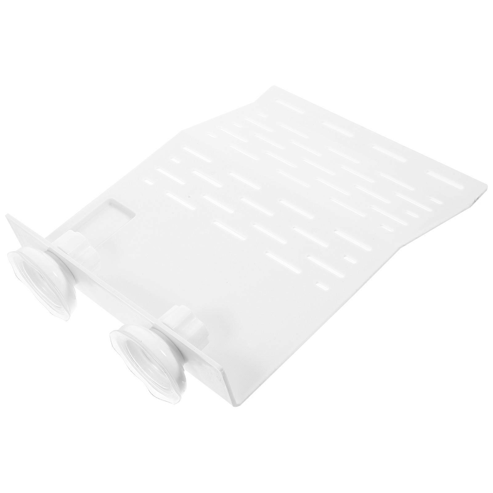 Turtle Tank Basking Stand Climbing Platform Funny Climbing Slope Sun Platform for Pet Turtle Reptiles 20X24CM White Resting 1Pack